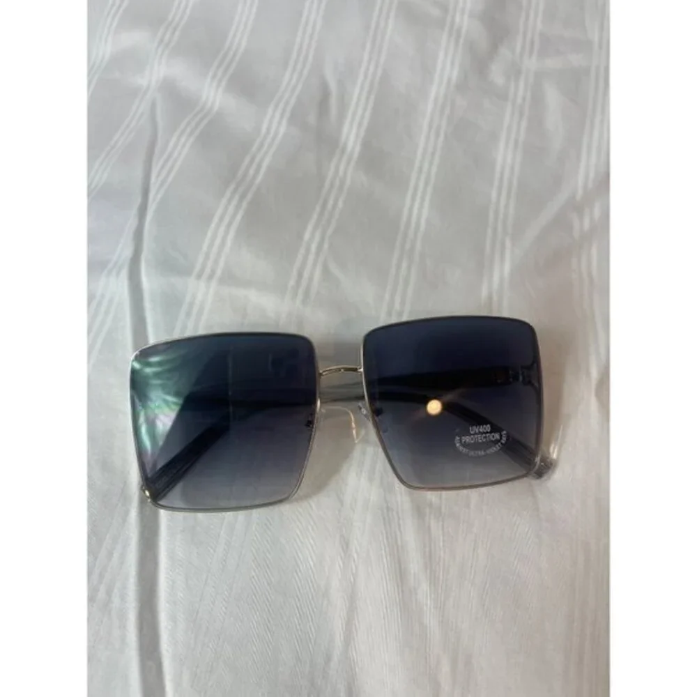 Your Next Babe Square Frame‎ Oversized Sunglasses Black